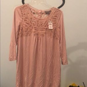 New lace crochet maternity top